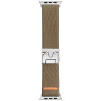Ремінець Nylon New Design для Apple Watch 42(ser.1-3)/44/45/46/49mm Biege Brown
