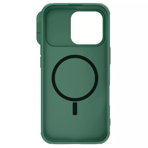 Карбонова накладка Nillkin CamShield Pro Magnetic для Apple iPhone 16 Pro Max (6.9") Deep Green