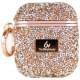 TPU чехол Bling World Rock Diamond для наушников AirPods 1/2