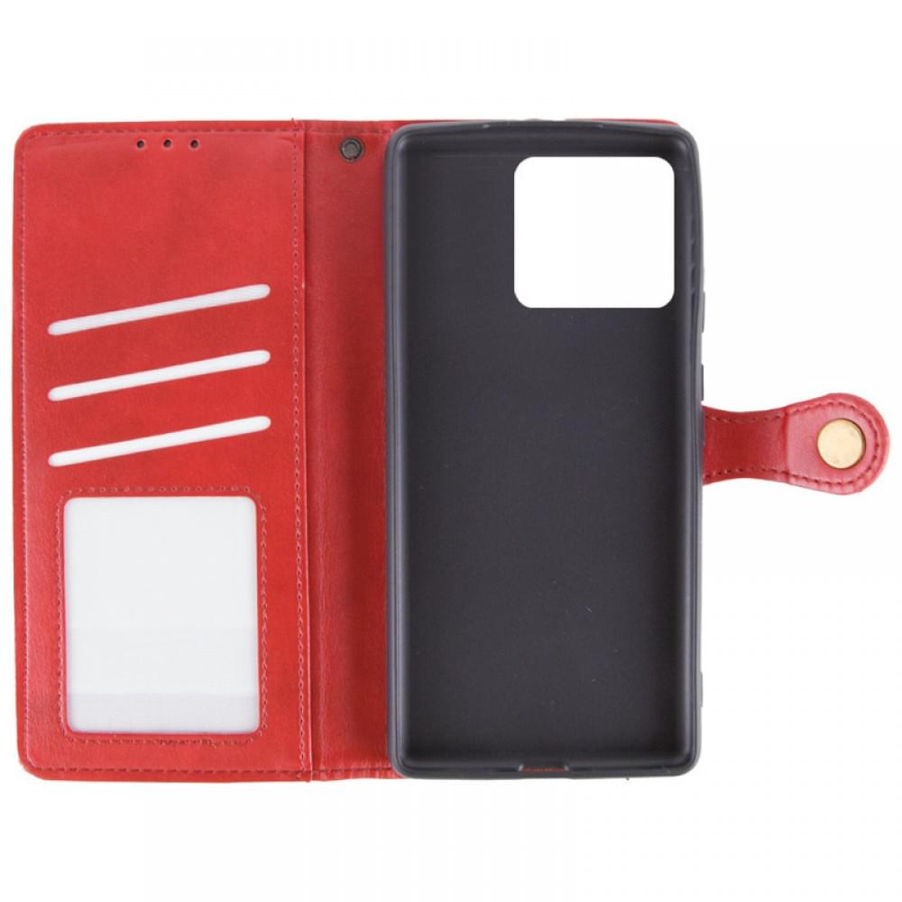 Кожаный чехол-книжка GETMAN Gallant (PU) для ZTE Blade A55 4G