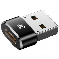 Перехідник Baseus USB Male To Type-C Female Adapter Converter 3A (CAAOTG-01) Чорний