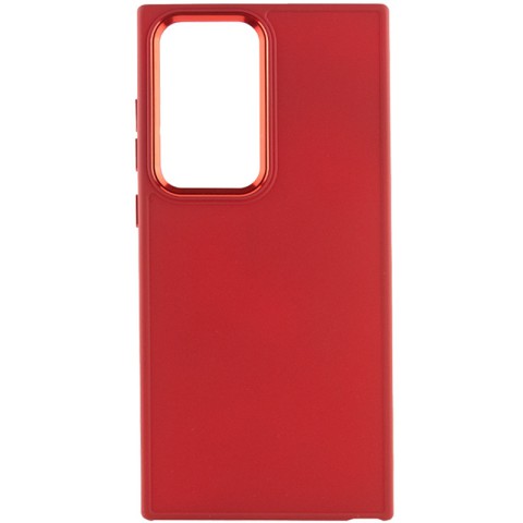 TPU чохол Bonbon Metal Style для Samsung Galaxy S24 Ultra Червоний / Red