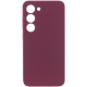 Чохол Silicone Cover Lakshmi Full Camera (AAA) для Samsung Galaxy S22 Бордовий / Plum