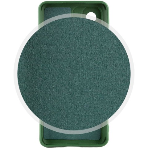 Чохол Silicone Cover Lakshmi Full Camera (AA) для Xiaomi 11T / 11T Pro Зелений / Dark green
