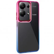 Чохол TPU+PC Fresh sip series для Xiaomi Redmi Note 13 Pro 4G / Poco M6 Pro 4G / Note 14S Синій / Рожевий