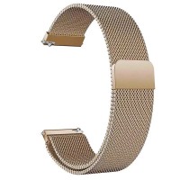 Ремінець Milanese Loop для Smart Watch 20mm Retro Gold