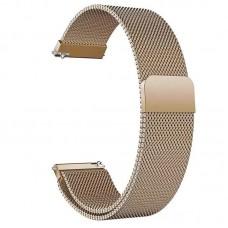 Ремінець Milanese Loop для Smart Watch 20mm Retro Gold