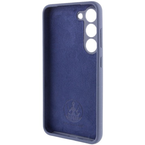Чохол Silicone Cover Lakshmi Full Camera (AAA) with Logo для Samsung Galaxy S24 Темно-синій / Midnight blue
