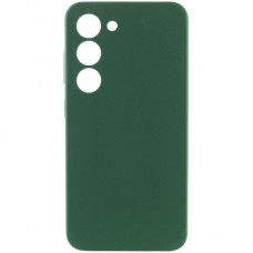 Чохол Silicone Cover Lakshmi Full Camera (AA) для Samsung Galaxy S23 Зелений / Dark green