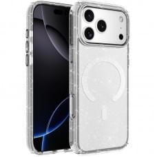 Чохол TPU Eclipse Sparkle (MagFit) для Apple iPhone 17 Pro (6.3") Clear