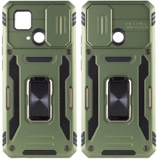 Ударостійкий чохол Camshield Army Ring для Xiaomi Redmi 10C Оливковий / Army Green