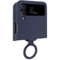 Чохол Foldables Silicone Cover Lakshmi (AAA) для Samsung Galaxy Z Flip4 Темно-синій / Midnight blue