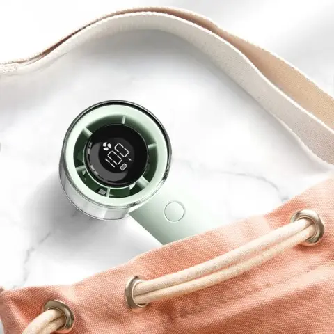 Портативний вентилятор з дисплеєм WIWU WI-FS010 Green