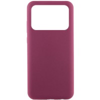 Чохол Silicone Cover Lakshmi (AAA) для Xiaomi Poco X6 Pro Бордовий / Plum