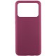 Чохол Silicone Cover Lakshmi (AAA) для Xiaomi Poco X6 Pro Бордовий / Plum