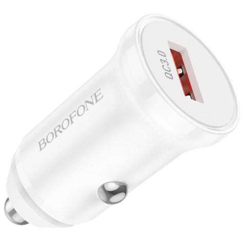 АЗП Borofone BZ18 QC3.0 (1USB-A) Білий