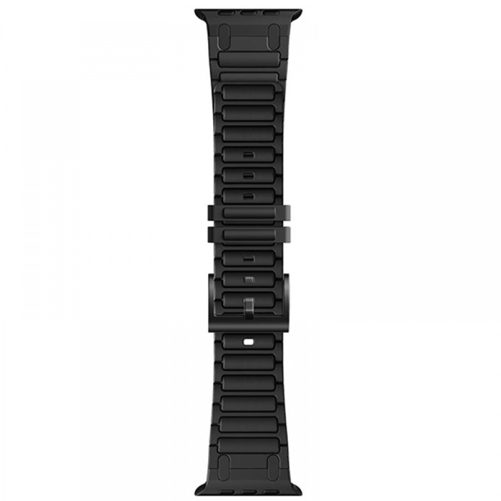 Ремінець Hoco WA35 Emir series thickened silicone strap для Apple watch 38/40/41mm Black