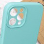 Чохол Silicone Case Full Camera Protective (AA) NO LOGO для Apple iPhone 12 Pro (6.1") Бірюзовий / Marine Green