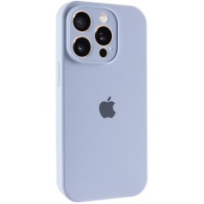 Чохол Silicone Case Full Camera Protective (AA) для Apple iPhone 13 Pro Max (6.7") Блакитний / Lilac Blue
