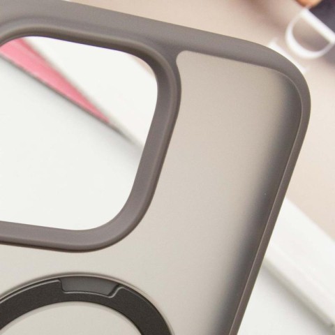 Чохол Ummi Colorful with MagSafe HQ Ring для Apple iPhone 16 Pro (6.3") Grey