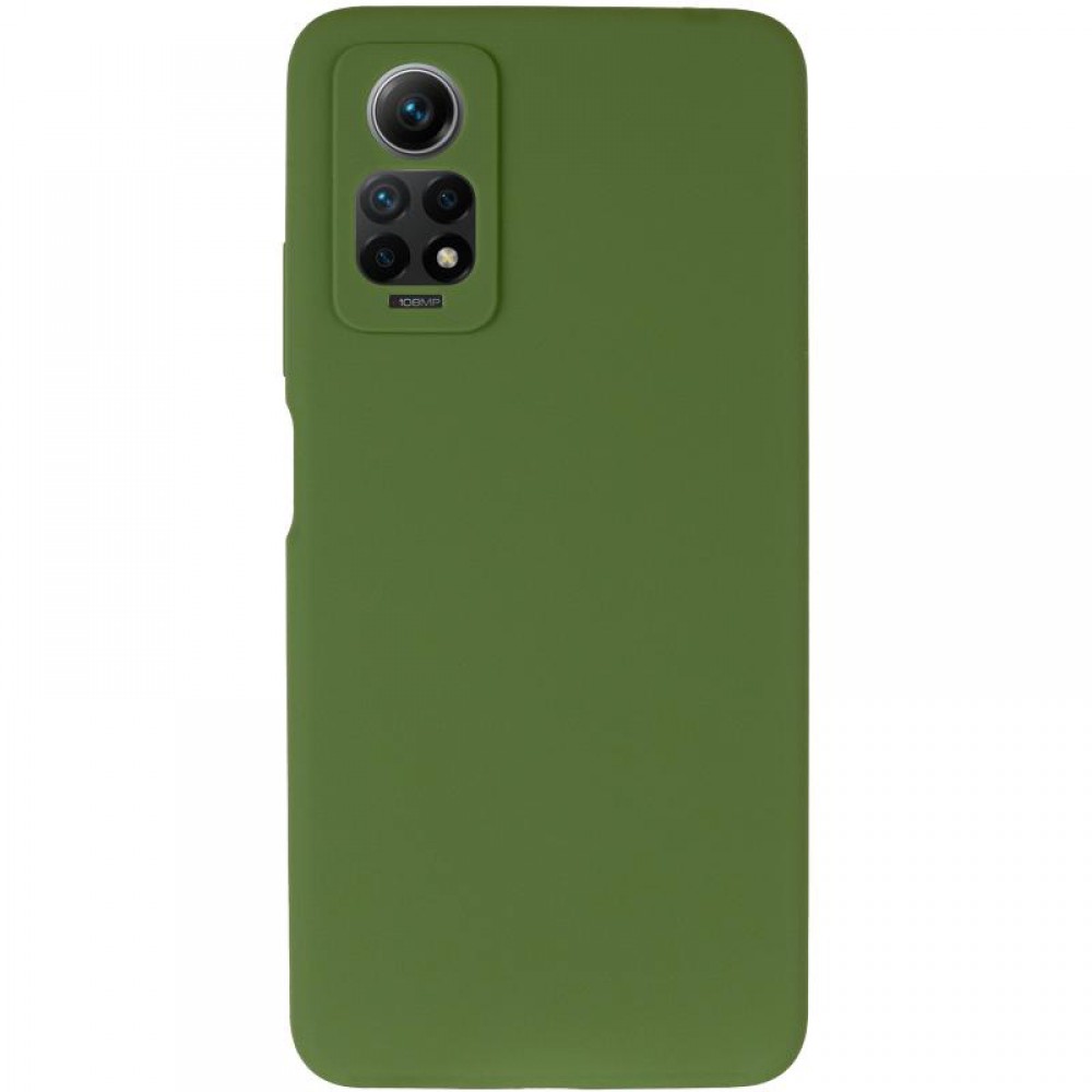 Чохол Silicone Cover Ummi Lakshmi Full Camera (AA) для Xiaomi Redmi Note 12 Pro 4G Зелений / Dark green