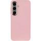 TPU чохол Bonbon Metal Style для Samsung Galaxy S24 Рожевий / Light pink