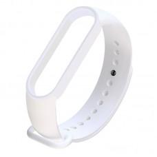 Силіконовий ремінець для Xiaomi Mi Band 5 / 6 Білий / White