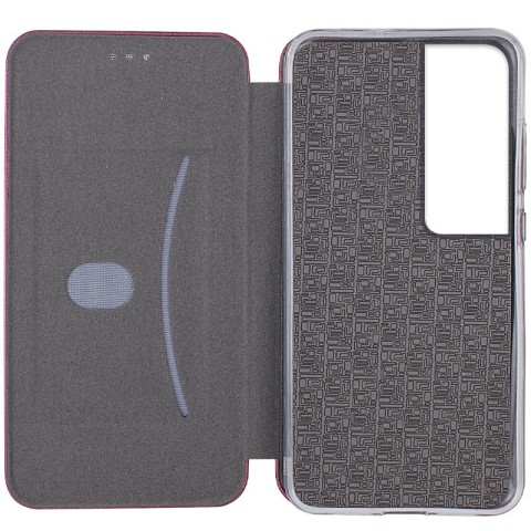 Шкіряний чохол-книжка Classy для Realme C65 4G Бордовий