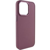 TPU чохол Bonbon Metal Style для Apple iPhone 13 Pro (6.1") Бордовий / Plum