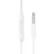 Навушники Borofone BM100 Fuente universal with microphone (3.5mm/1.2m) White