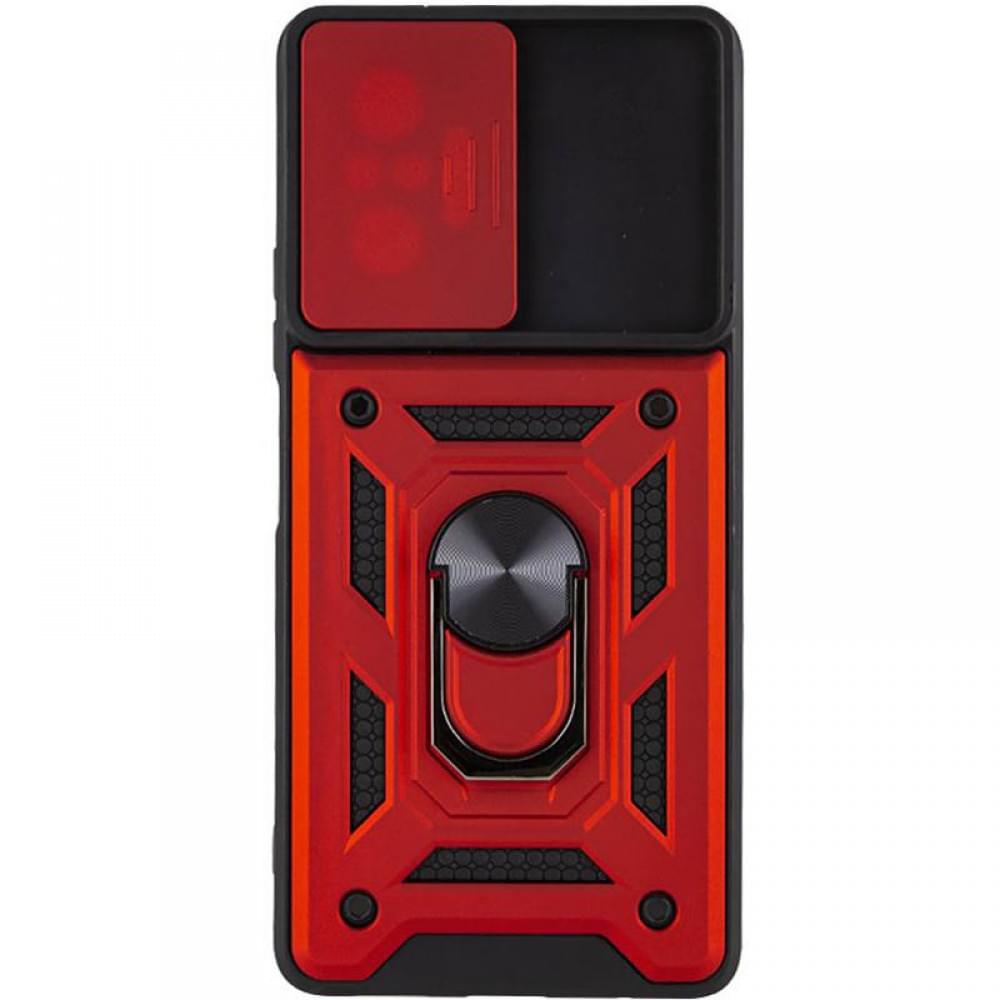 Чохол Ummi Camshield Serge Ring для Xiaomi Redmi Note 10 Pro / 10 Pro Max Червоний