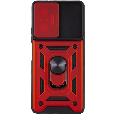 Чохол Ummi Camshield Serge Ring для Xiaomi Redmi Note 10 Pro / 10 Pro Max Червоний