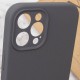 Чохол Silicone Case Full Camera Protective (AA) NO LOGO для Apple iPhone 12 Pro Max (6.7") Сірий / Dark Gray