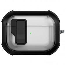 Футляр протиударний Locking Button для навушників Airpods Pro 2 / Pro Black