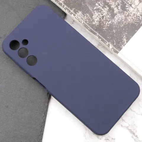 Чохол Silicone Cover Lakshmi Full Camera (AAA) для Samsung Galaxy A14 4G/5G Темно-синій / Midnight blue