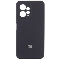 Чохол Silicone Cover Lakshmi Full Camera (AA) with logo для Xiaomi Redmi Note 12 4G Чорний / Black