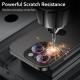 Захисне скло Metal Classic на камеру (в упак.) для Apple iPhone 16 Pro (6.3") / 16 Pro Max (6.9") Бузковий / Rainbow