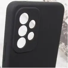Чохол Silicone Cover Lakshmi Full Camera (AAA) для Samsung Galaxy A32 5G Чорний / Black