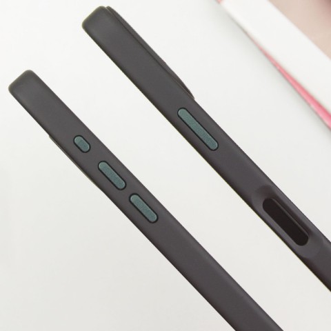 TPU чохол Bonbon Metal Style with MagSafe для Apple iPhone 16 (6.1") Чорний / Black