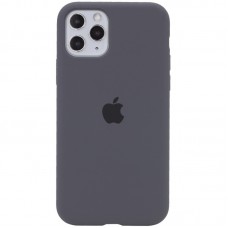 Чохол Silicone Case Full Protective (AA) для Apple iPhone 11 Pro Max (6.5") Сірий / Dark Grey