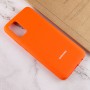 Чохол Silicone Cover Full Protective (AA) для Samsung Galaxy A02s Помаранчевий / Neon Orange