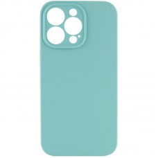 Чохол Silicone Case Full Camera Protective (AA) NO LOGO для Apple iPhone 15 Pro Max (6.7") Бірюзовий / Marine Green