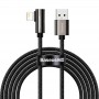 Дата кабель Baseus Legend Series Elbow USB to Lightning 2.4A (2m) (CALCS-A01) Black