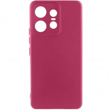 Чохол Silicone Cover Lakshmi Full Camera (AA) для Motorola Edge 50 Pro Бордовий / Marsala