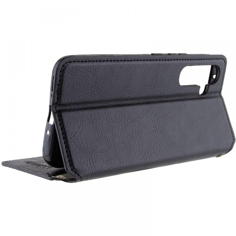 Шкіряний чохол-книжка GETMAN Cubic (PU) для Samsung Galaxy A34 5G Чорний