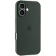 Чохол Silicone Case Full Camera Protective (AA) для Apple iPhone 17 (6.3") Зелений / Cyprus Green