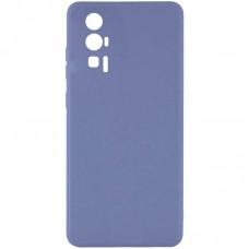 Силіконовий чохол Candy Full Camera для Xiaomi Poco F5 Pro Блакитний / Mist blue