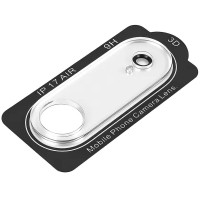 Захисне скло на камеру Full Block (тех.пак) для Apple iPhone 17 Air (6.5") Прозорий