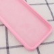 Silicone Case Square Full Camera Protective (AA) NOLOGO для Apple iPhone 11 Pro Max (6.5") Рожевий / Light pink