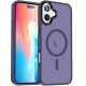 Чохол Ummi Colorful with MagSafe для Apple iPhone 16 (6.1") Темно-фіолетовий / Dark Purple